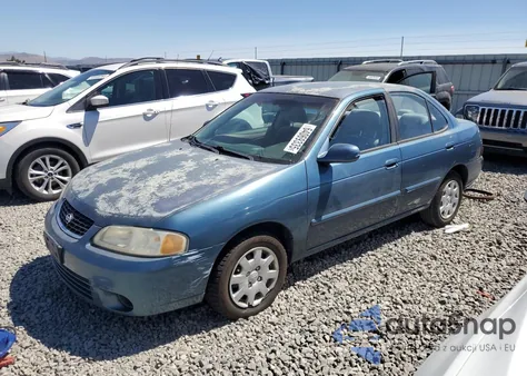 2001 Nissan Sentra Xe из США, поврежденный, VIN 3N1CB51D11L460085